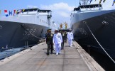 Cek Kesiapan Alutista, Panglima TNI Inspeksi Kapal Perang Republik Indonesia