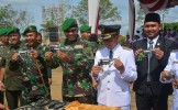 HUT Mesuji ke-7, Sejumlah Warga Serahkan Senjata Api Ilegal Kepada TNI