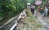 Akibat di Guyur Hujan Deras ,TPT Desa Luwih Haji Ambrol