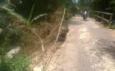 Jembatan Di Desa Jelu Kecamatan Ngasem Kabupaten Bojonegoro Nyaris Ambrol