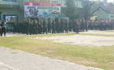 Upacara HUT TNI ke 72 Berjalan Khidmat, Bersama Rakyat TNI Kuat