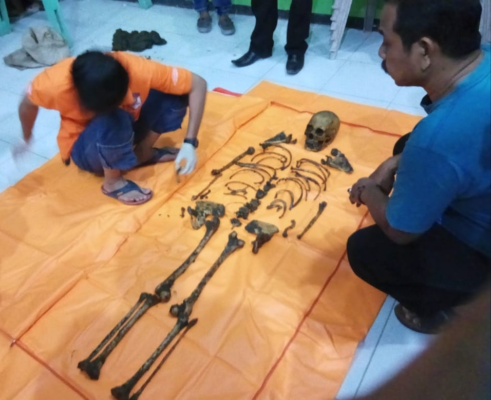 Warga Desa Turi Digegerkan Penemuan Tulang Tengkorak Wanita