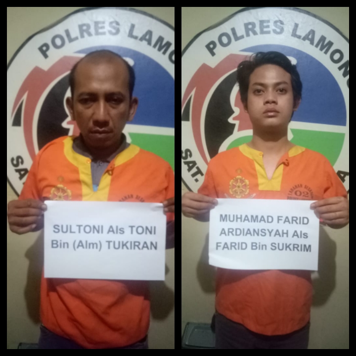 Transaksi Sabu, 2 pemuda Dibekuk Satreskoba Polres Lamongan