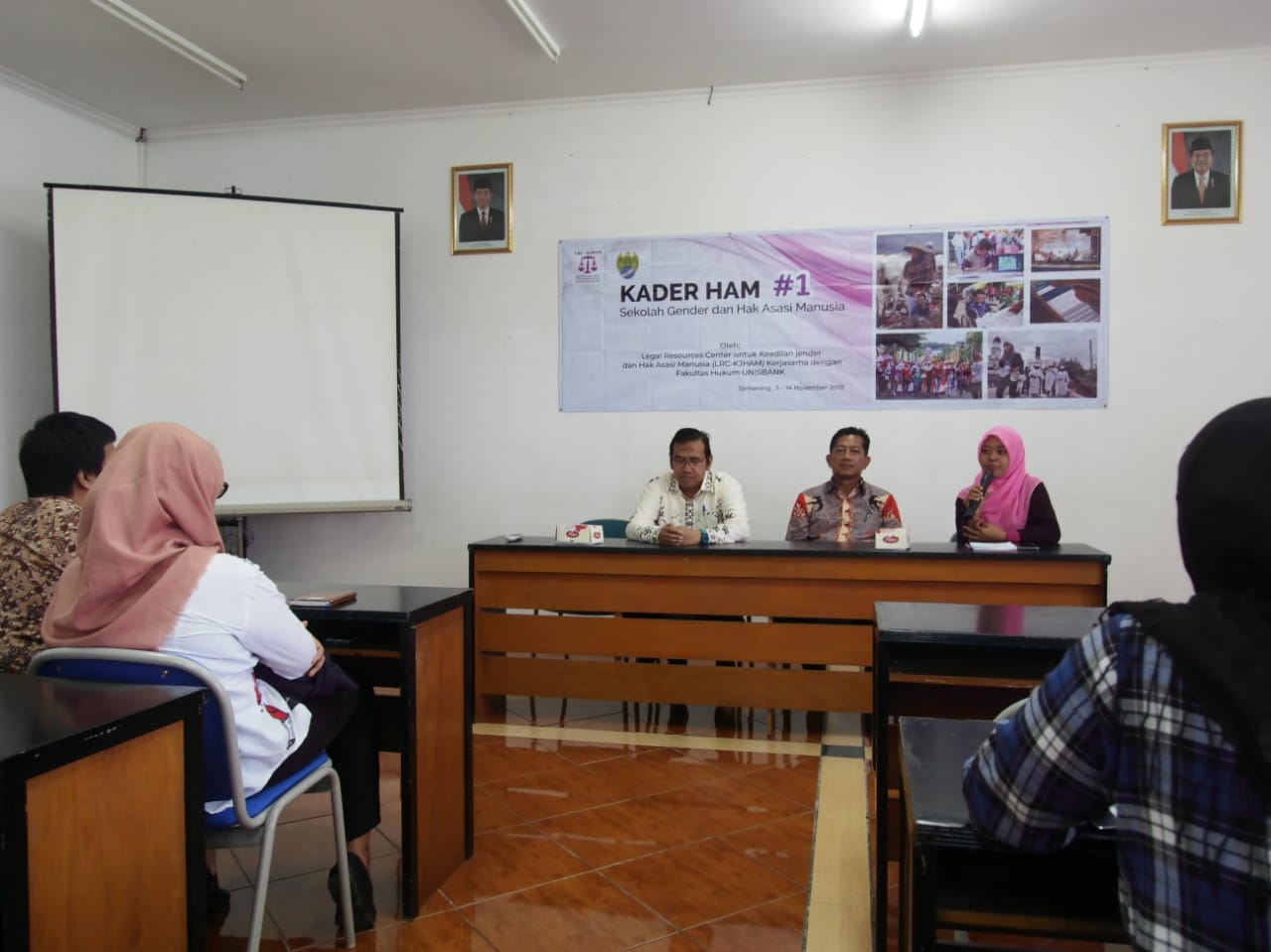 Bersama LRC- KJHAM, FH Unisbank Gelar Pelatihan Sekolah Gender dan HAM
