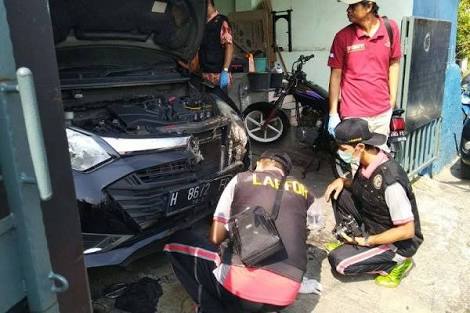 Polda Jateng Bersama Bareskrim Usut Kasus Pembakaran Kendaraan Bermotor di Semarang