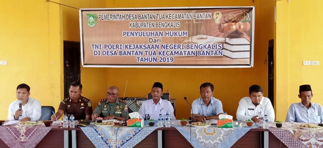 Madarkum, Pemdes Bantan Tua Bengkalis Gandeng Kejaksaan TNI Polri