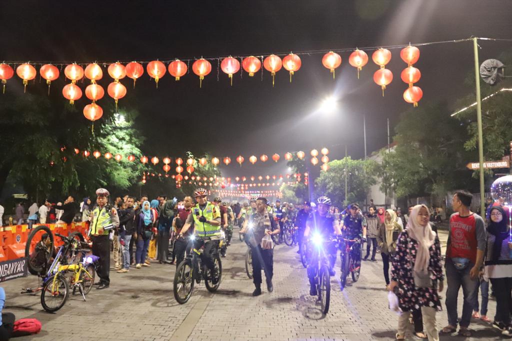 Rombongan Kapolda Jateng Bersepeda  Amankan CFN di Surakarta