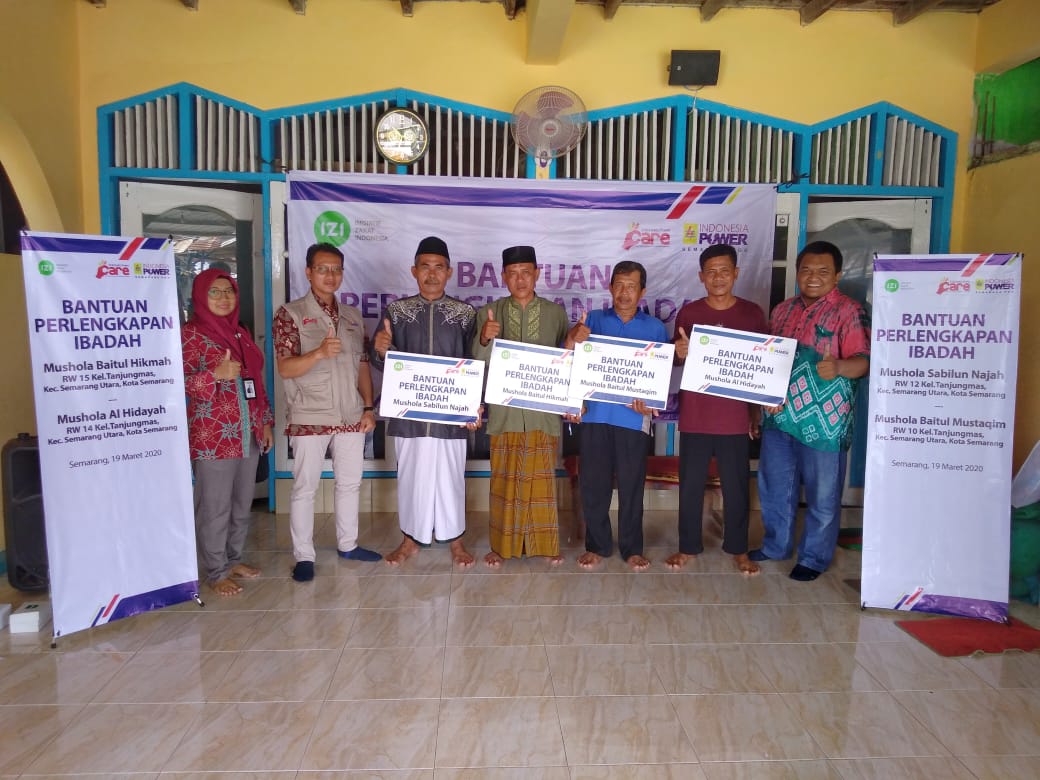 Empat Mushola di Tanjung Mas Terima Bantuan Perlengkapan Alat Ibadah