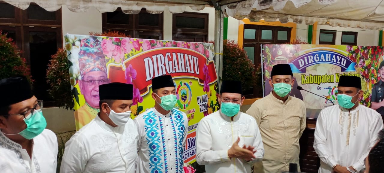 Ditengah Pandemi, Hari Jadi Kabupaten Kotabaru Ke-70 Digelar Secara Sedarhana