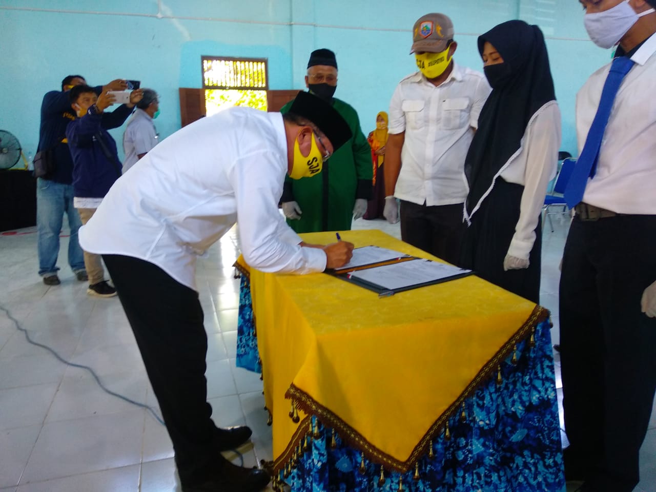 Bupati Kotabaru Sayed Jafar Lantik Anggota BPD Dan Satu PAW BPD