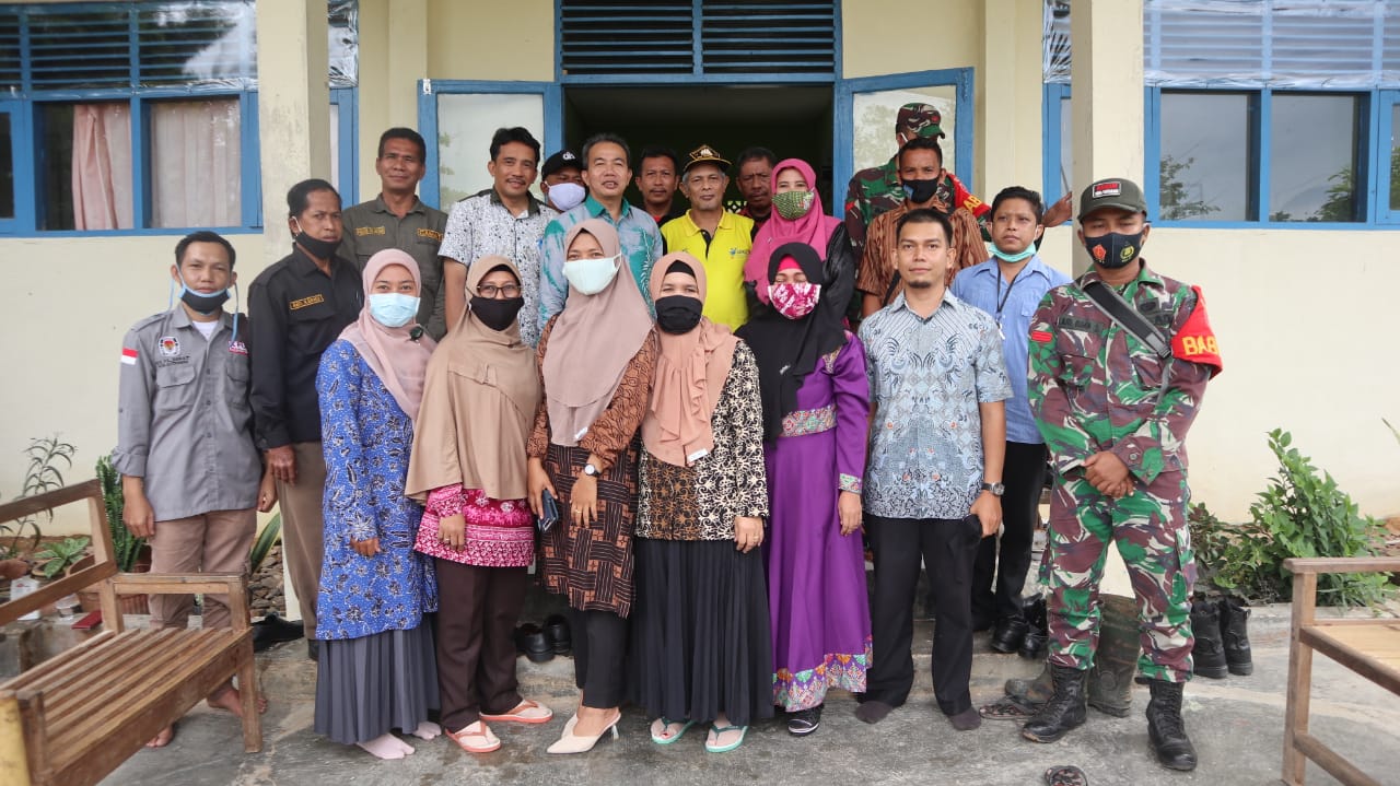 Mendekati Pilkada, Pjs Bupati Kotabaru Temui Panwascam Dan TNI-Polri Di Kecamatan