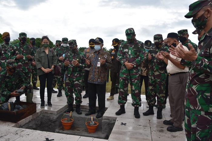 Pangdam Diponegoro Letakkan Batu Pertama Pembangunan Makodim Kebumen