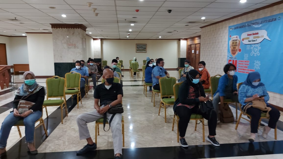 Wartawan Koordinatoriat PWI Jakarta Selatan Dapat Vaksinasi Covid-19 Tahap Dua