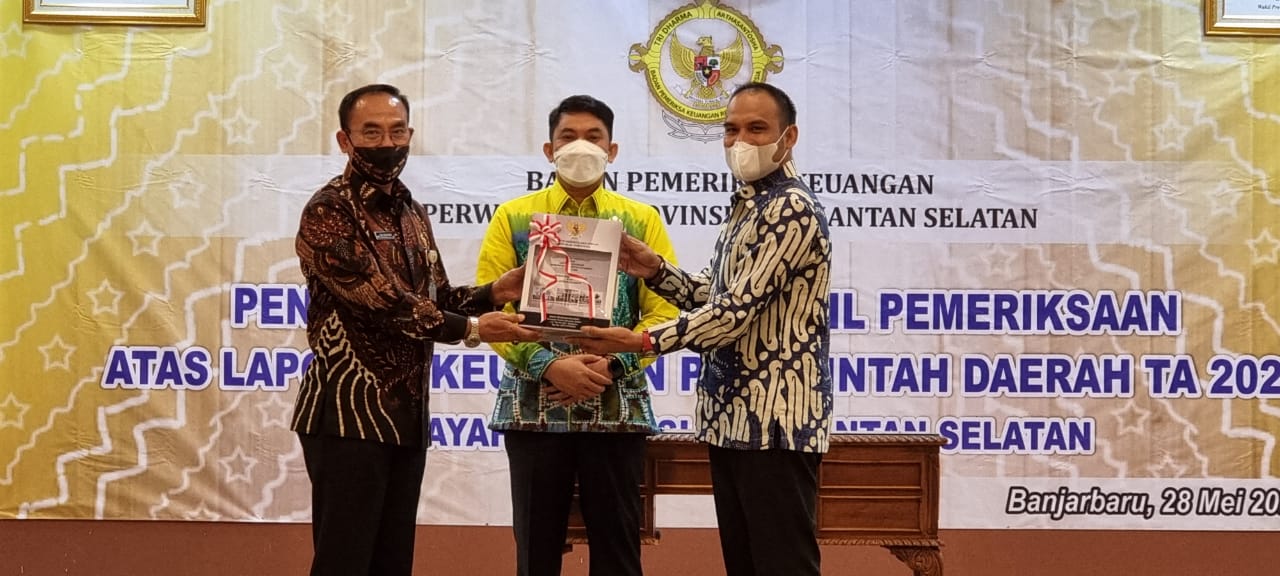 Laporan Keuangan, Kotabaru Kembali Raih Penghargaan WTP Dari BPK