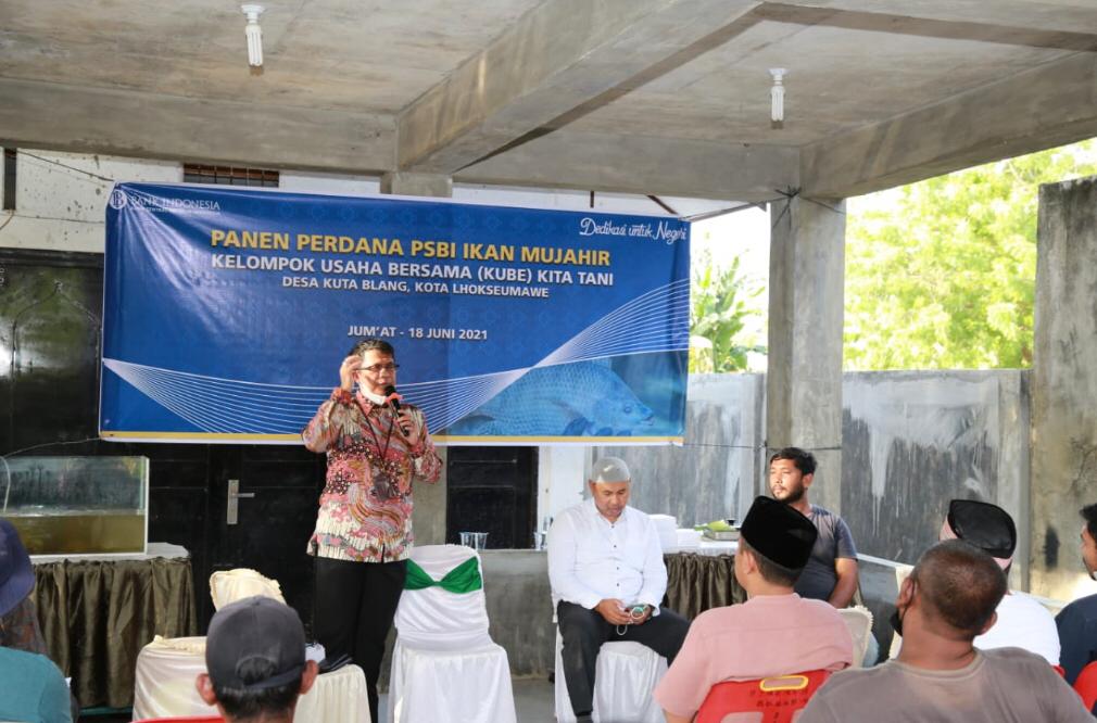 Kelompok Nelayan Binaan BI Panen Perdana 300 kg Ikan Mujair