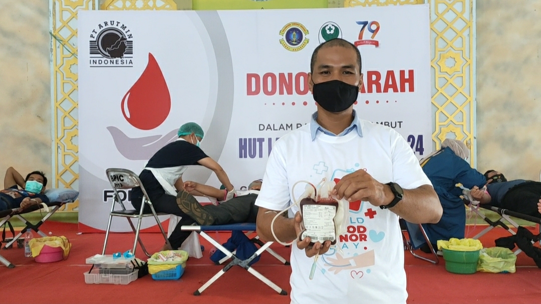 Gandeng UTD RSUD PJS, PT Arutmin Indonesia Gelar Bakti Sosial Donor Darah