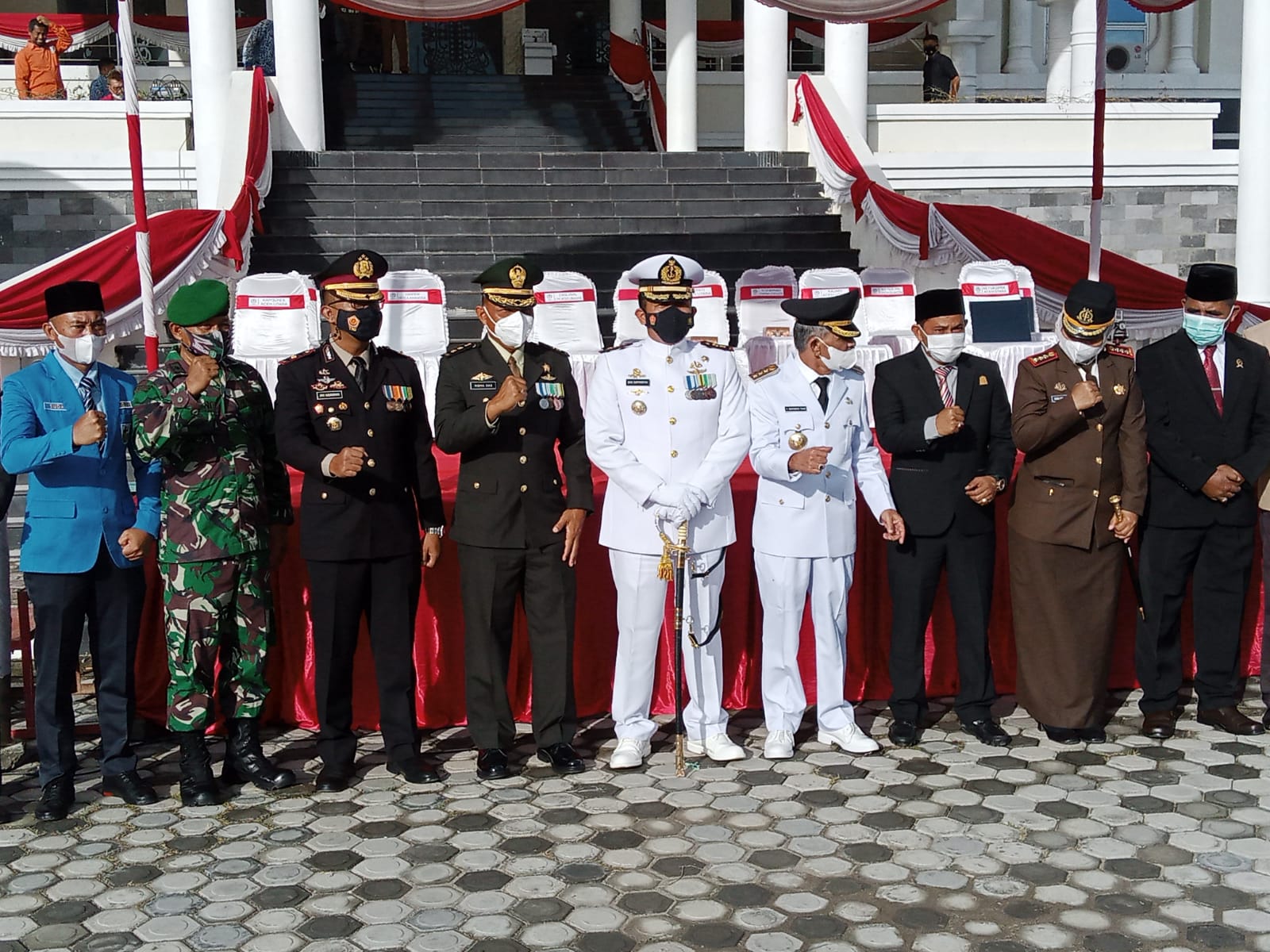 Perayaan HUT RI Ke-76 di Aceh Utara Dengan Penerapan Protkes