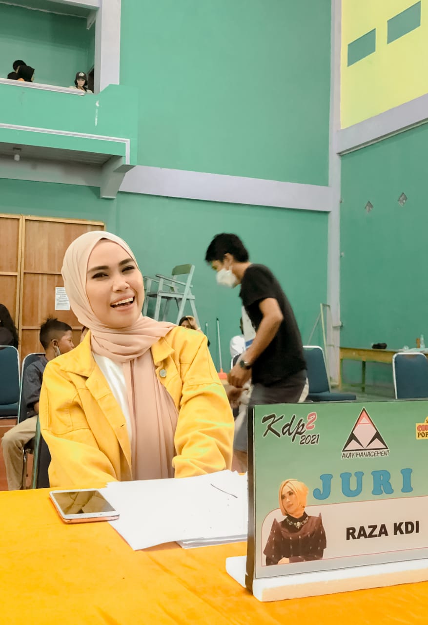 Raza KDI Jadi Juri Diajang Kontes Dangdut (KDP) Season 2 Kalsel Tahun 2021 Di Tanah Bumbu