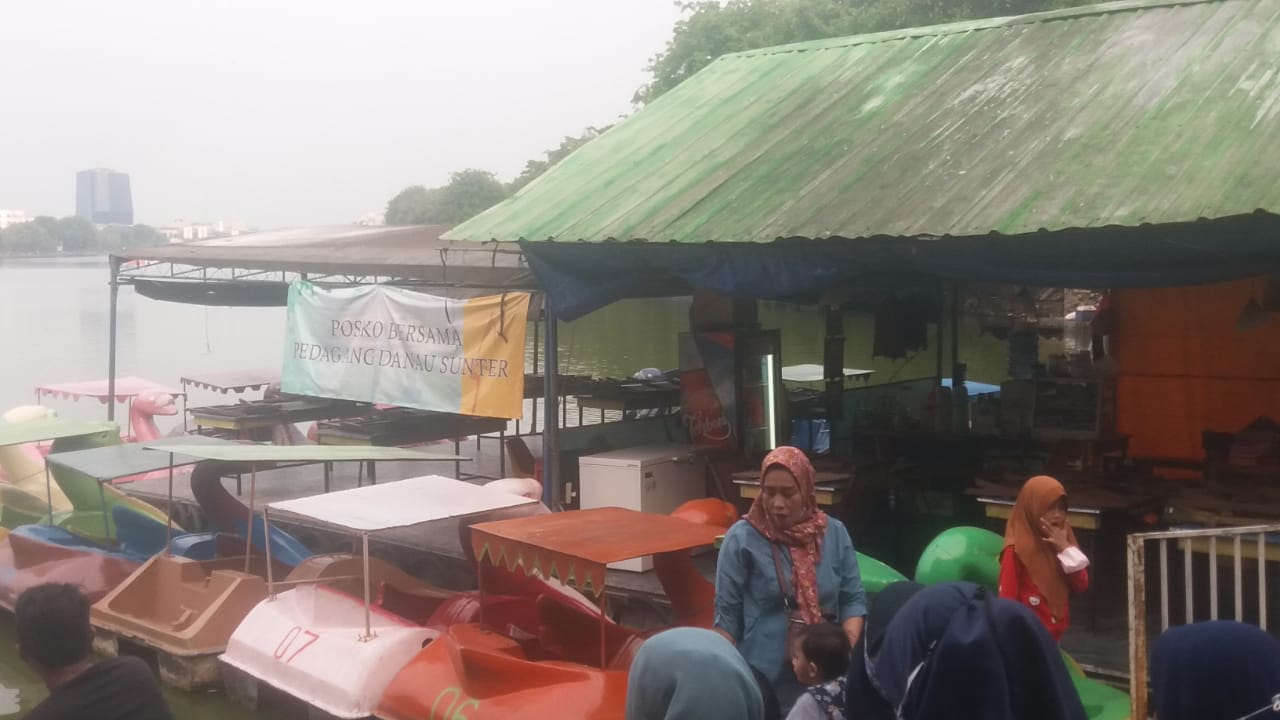 Pol PP Jakarta Utara Diminta Tutup Permainan Wisata Danau Sunter, Belum Berijin