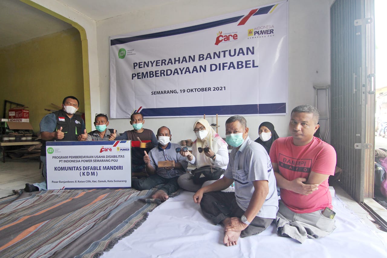 Program Pemberdayaan Masyarakt IP Semarang PGU - IZI Jateng Untuk Difabel Semarang