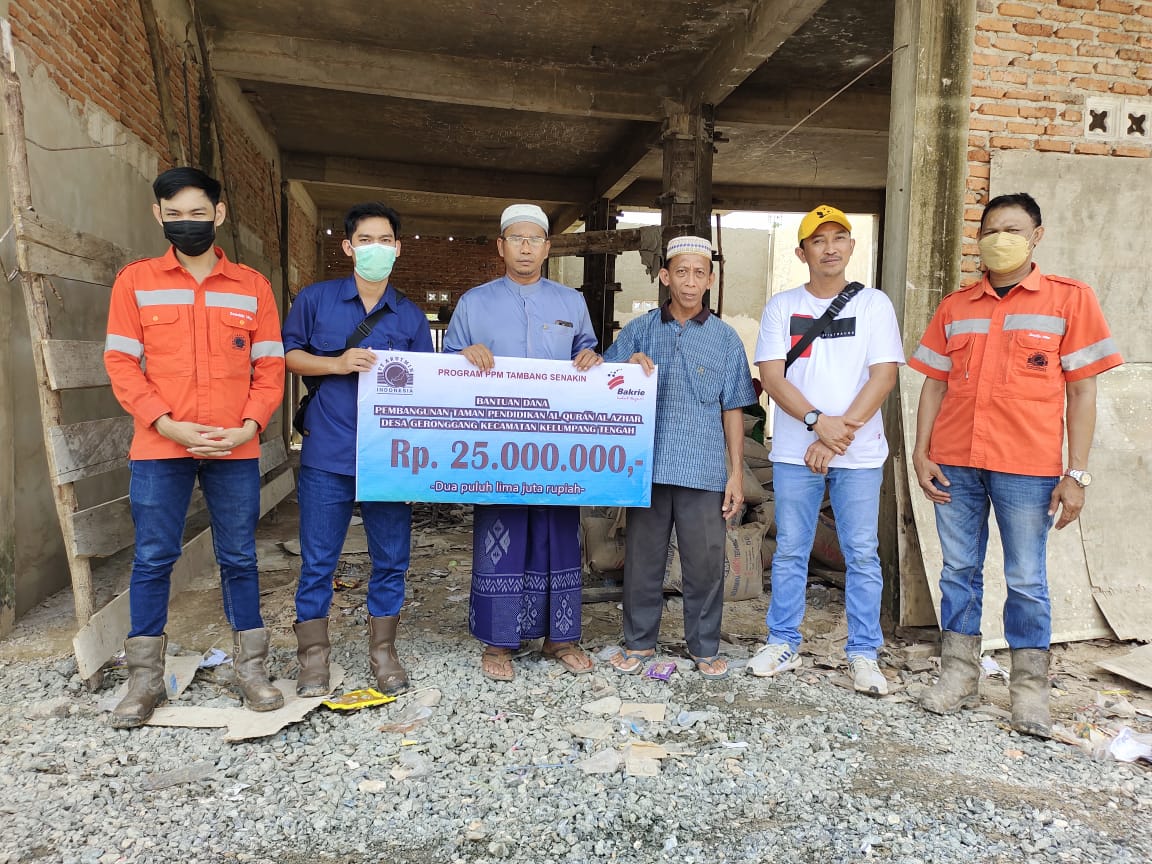 TPA Al Azhar Desa Geronggang Terima Bantuan Dari Arutmin Dan Yayasan Sejahtera Mandiri & Mutaqin