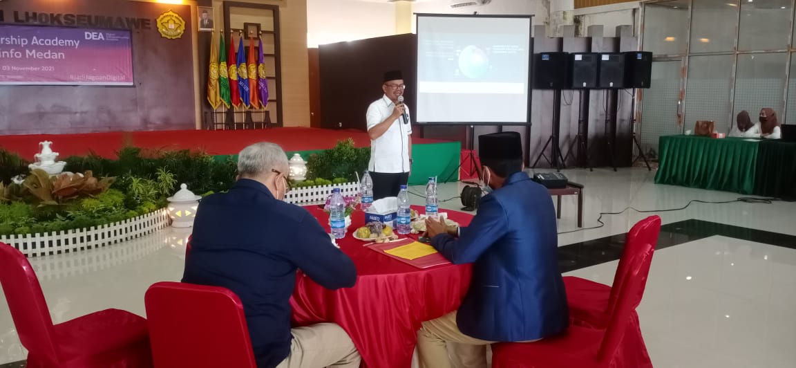 Sekda Aceh Utara Keynote Speech Kegiatan Digital Entrepreneurship Academy