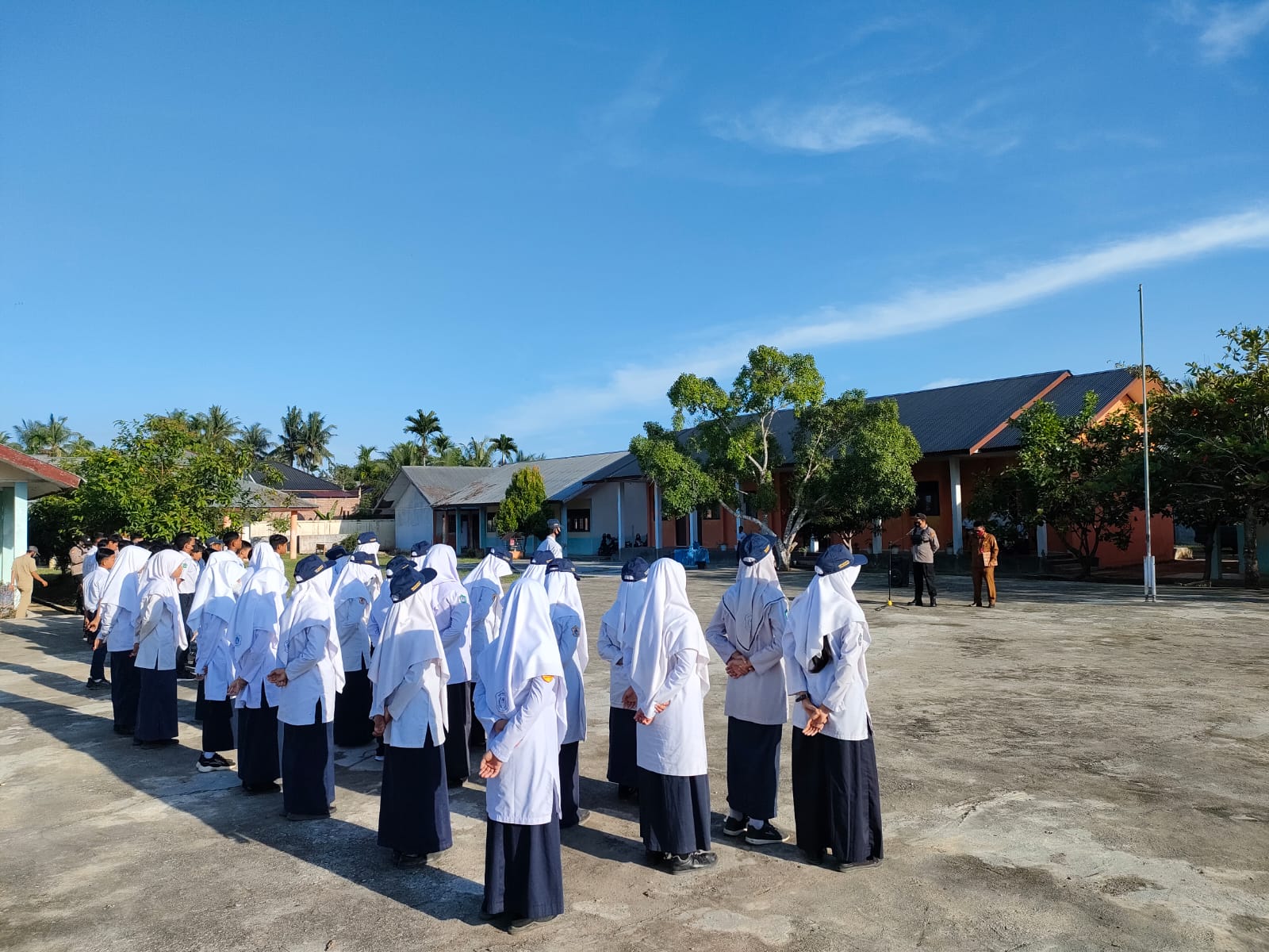 Sosialiasi Program Vaksin, Polres Lhokseumawe Serbu SMP dan SMA di Lhokseumawe dan Aceh Utara