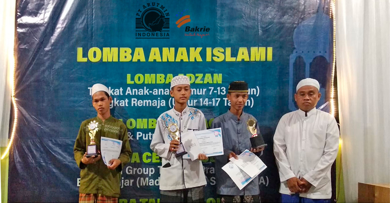 Santri Dari Pesantren Ramadhan Binaan PT Arutmin Raih Juara 1  Lomba Tartilul Qur'an
