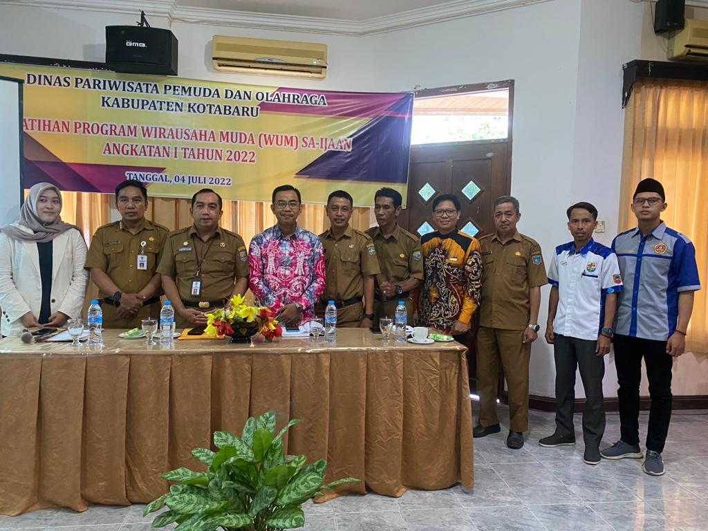 Wirausaha Muda Dari 7 Kecamatan Di Kabupaten Kotabaru Mengikuti Pelatihan WUM