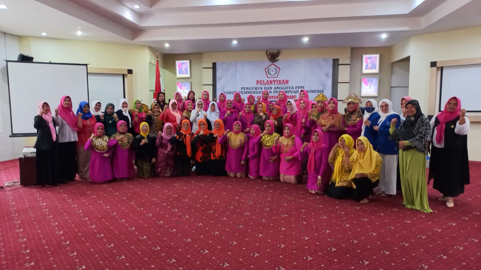 Pelantikan DPC FPPI Kota Pangkalpinang , Zubaidah : Perempuan harus diberdayakan bukan terperdaya