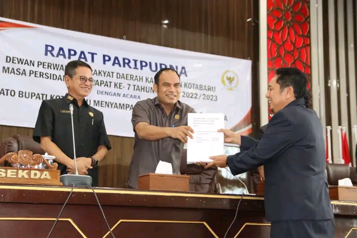 DPRD Kotabaru Kembali Paripurnakan Dua Buah Raperda Dipersidangan I Rapat Ke-7