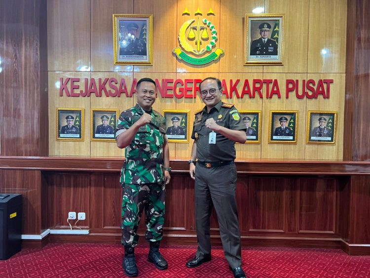 Kuatkan Sinergitas, Kejaksaan Negeri Jakarta Pusat dan TNI