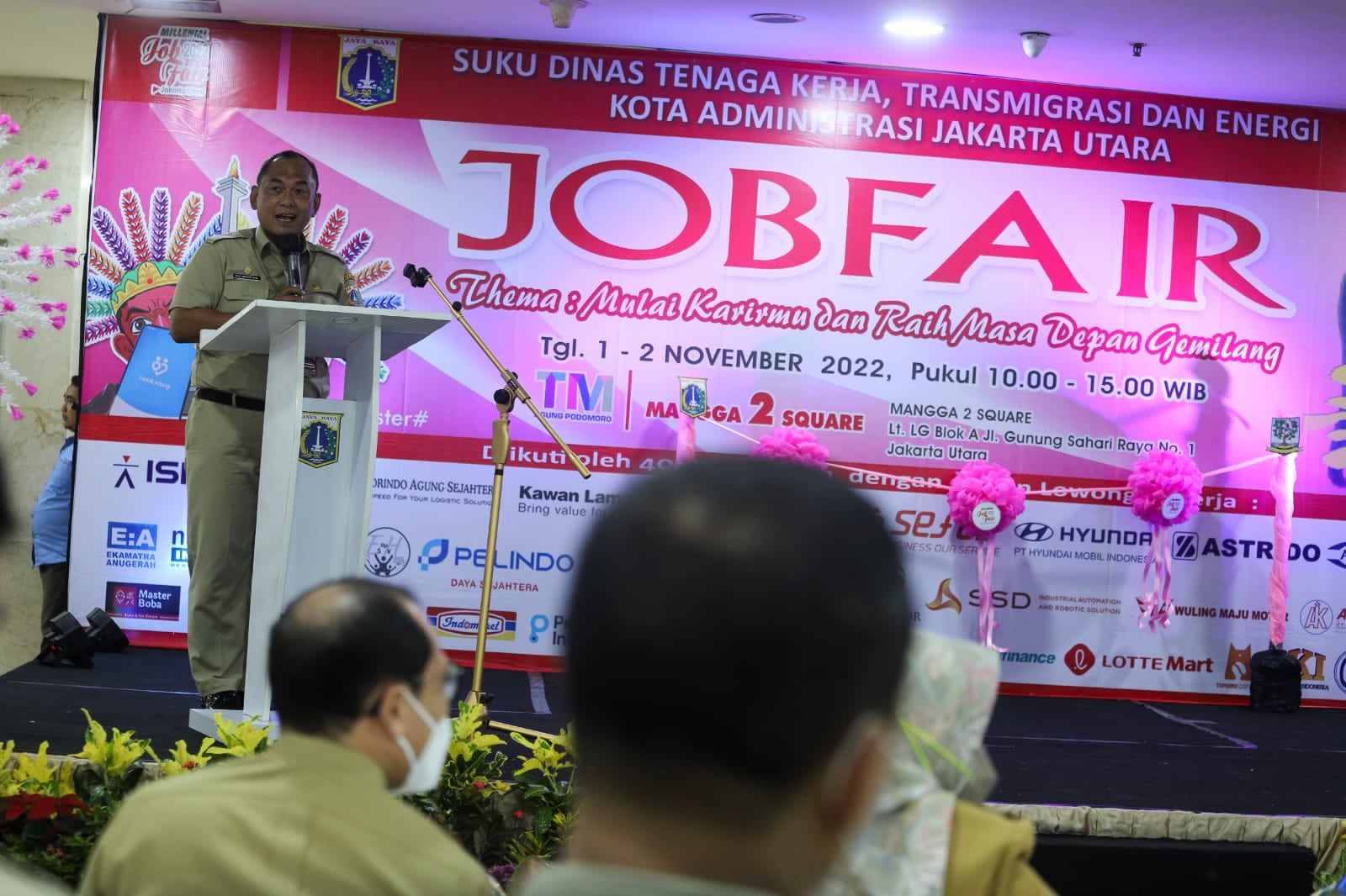 Sudinakertrans Kota Jakarta Utara Gelar Milenial Job Fair 2022, Aspem Berikan Apresiasi 