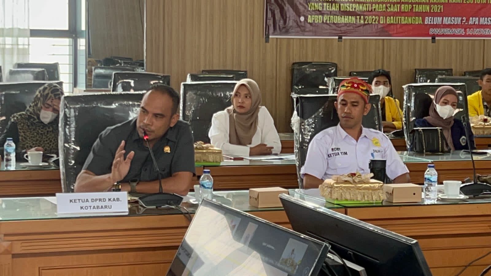 Anggaran DOB Tidak Terealisasi, Ketua DPRD Kotabaru;  2023 DPRD Provinsi Anggarkan 250 Juta