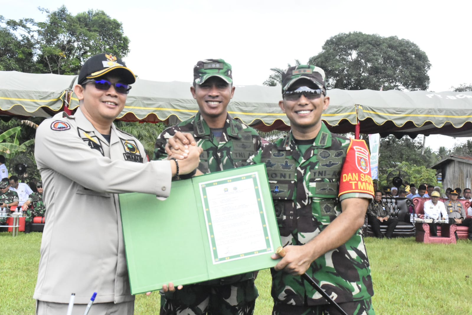 TMMD Ke-116 Di Kabupaten Kotabaru Secara Resmi Dibuka Oleh Wakil Bupati Kotabaru Andi Rudi Latif