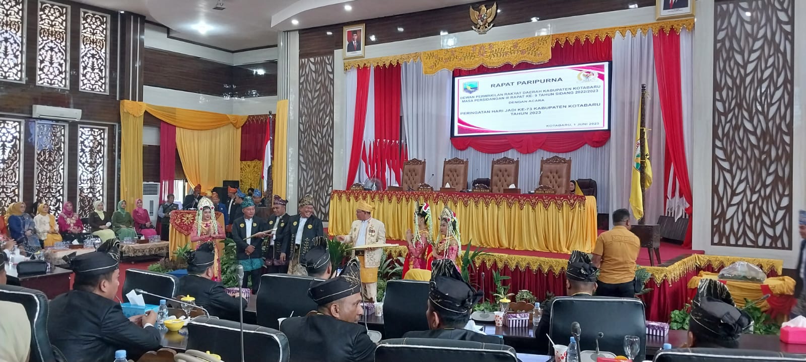 Hari Jadi Ke-73 Kabupaten Kotabaru Pertama Kali Diparipurnakan Oleh DPRD Kotabaru