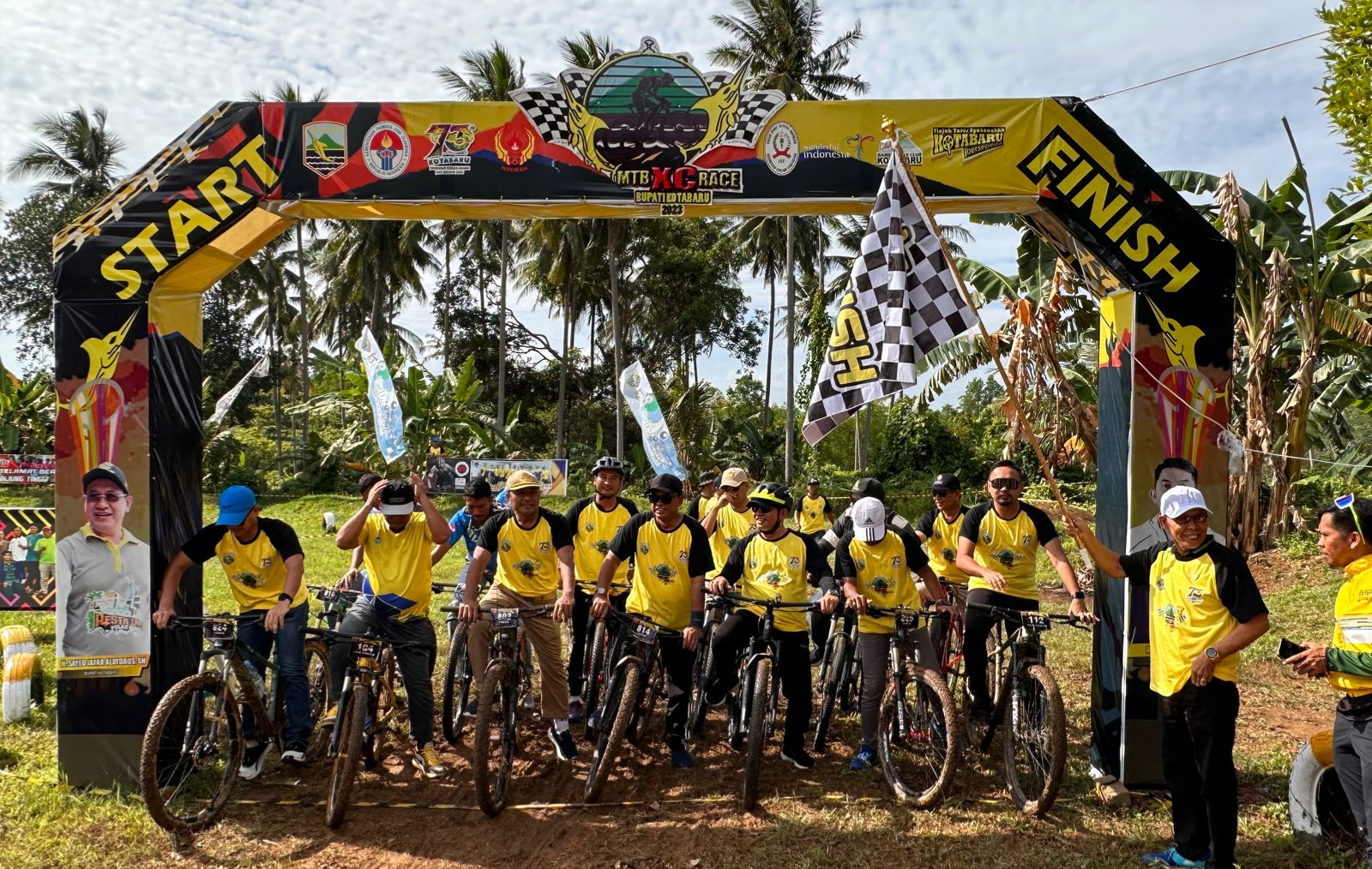 MTB XC Race 2023 Rangkaian Hari Jadi Kabupaten Kotabaru Ke-73, Diikuti 213 Peserta