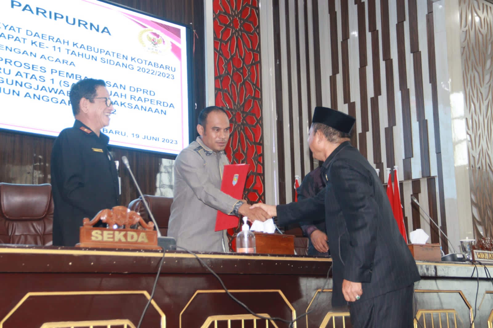 DPRD Kotabaru Paripurnakan Pertanggungjawaban Pelaksanaan APBD Tahun 2022