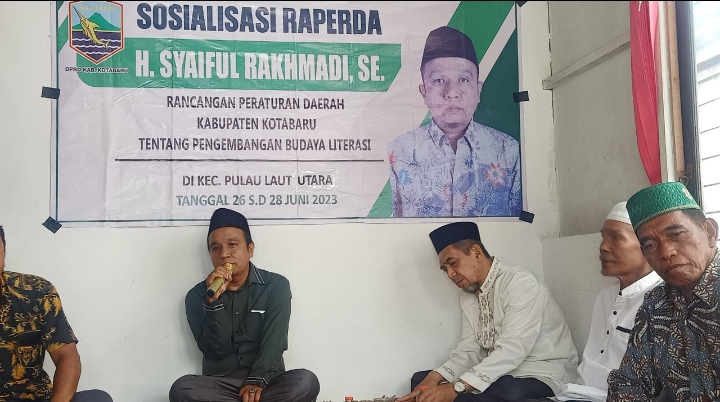 H Syaiful Rahmadi Ke Desa Rampa Lama Sosialisasikan Raperda