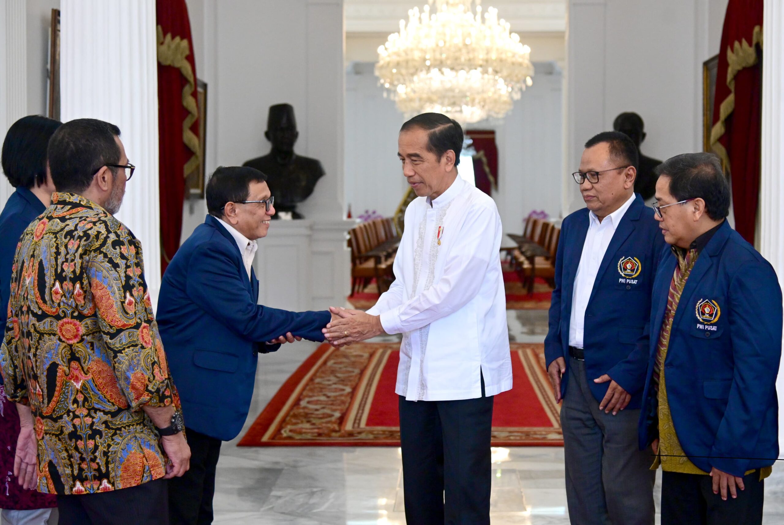 PWI Pusat Temui Jokowi, Hendry Ch Bangun; Upaya Dalam Peningkatan Kompetensi Wartawan