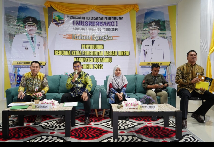 Musrenbang 2024 Digelar oleh Pemkab Kotabaru, 6 Kecamatan Terbaik Dalam Pelaksanaan Musrenbang