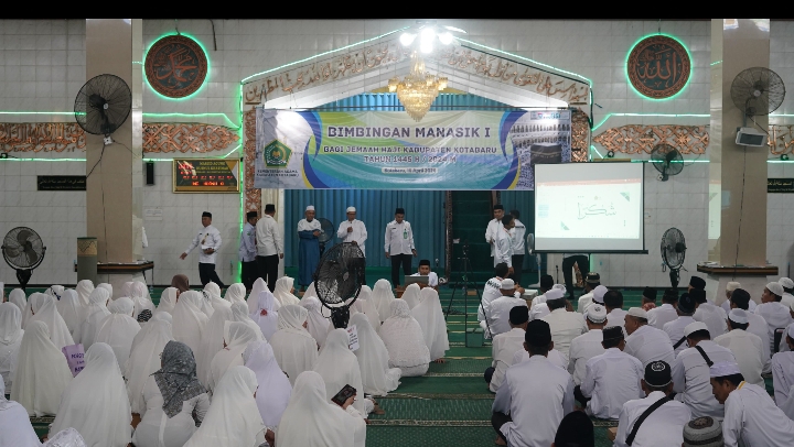 225 Calhaj Kotabaru Ikuti Bimbingan Manasik Haji, Calhaj Umur 82 Tahun Dari Kelumpang Tengah