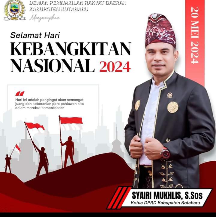Hari Kebangkitan Nasional ke-116, Ini Himbauan Ketua DPRD Kotabaru